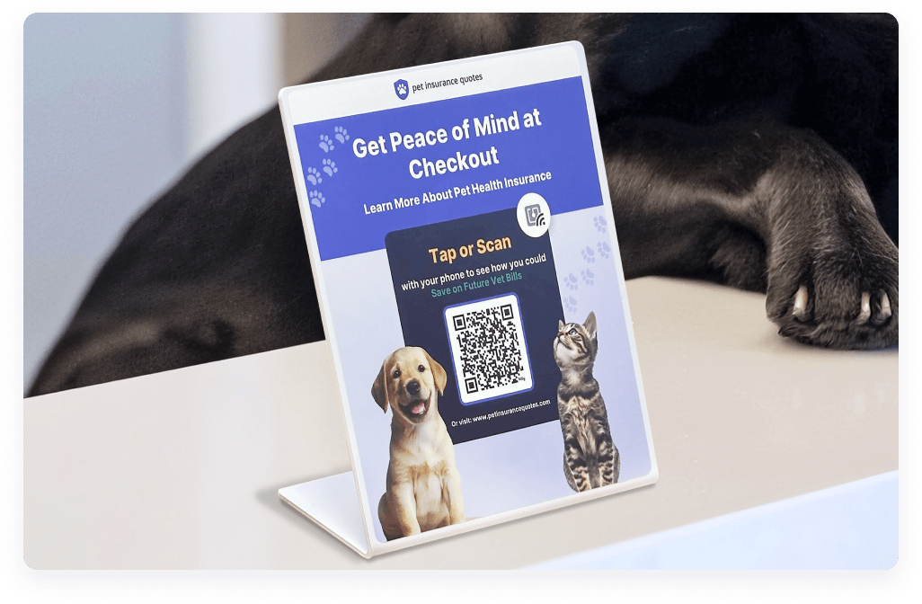Veterinary Clinic QR/NFC Stands
